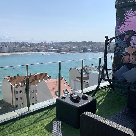 Apartamento Vistas Coruna 3 Habitaciones A Coruña Exteriör bild