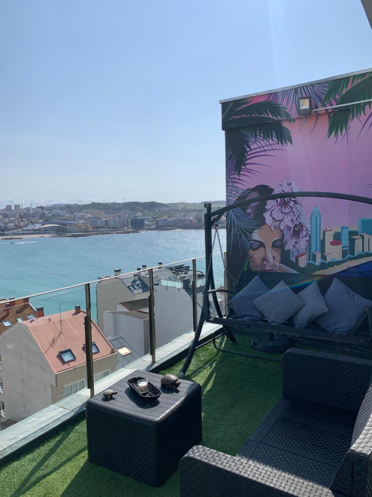 Apartamento Vistas Coruna 3 Habitaciones A Coruña Exteriör bild
